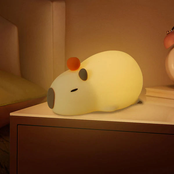 Capybara Squishy Lamp- Lamparita de noche LED